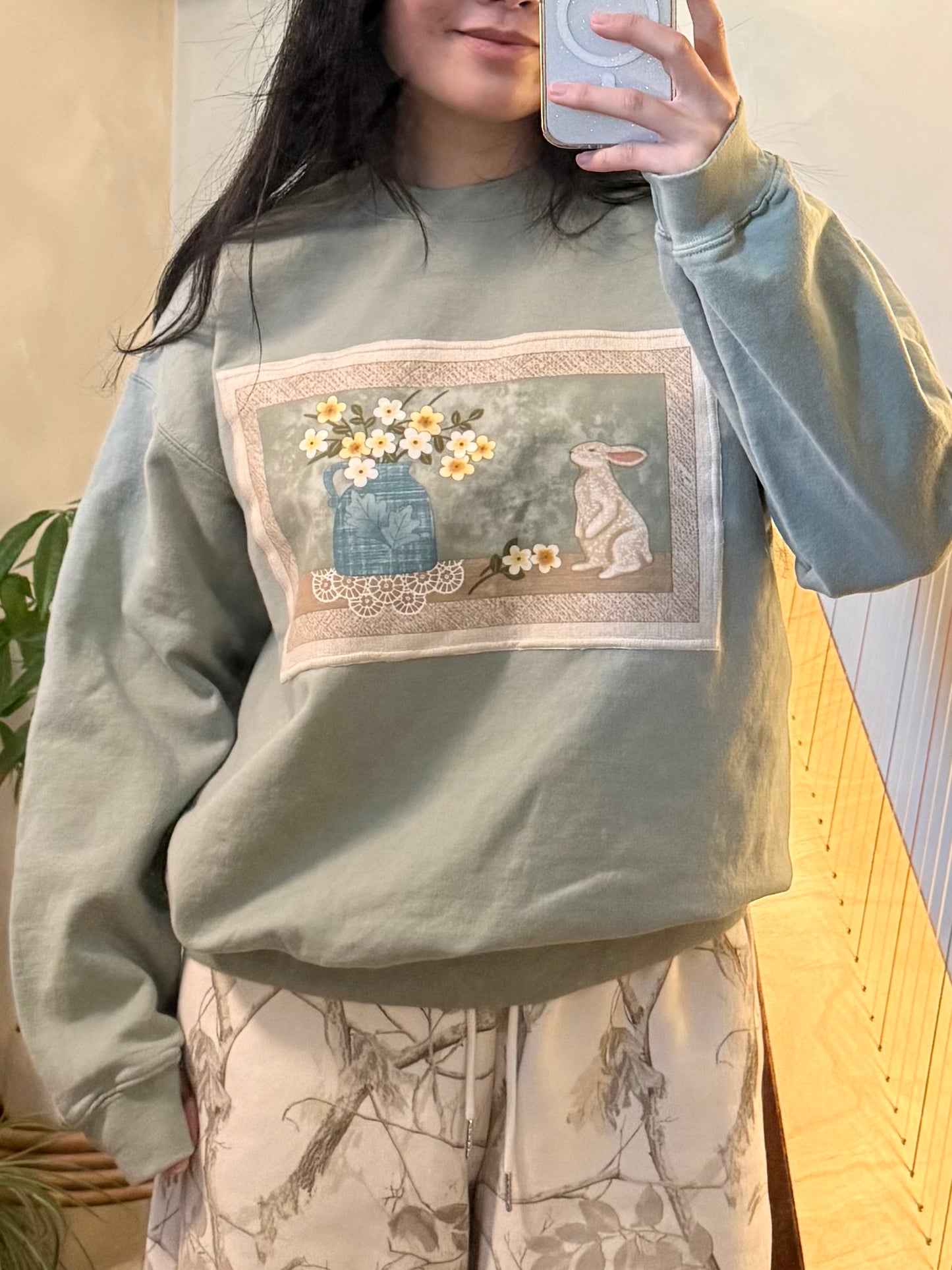 sweater (bunny bouquet)