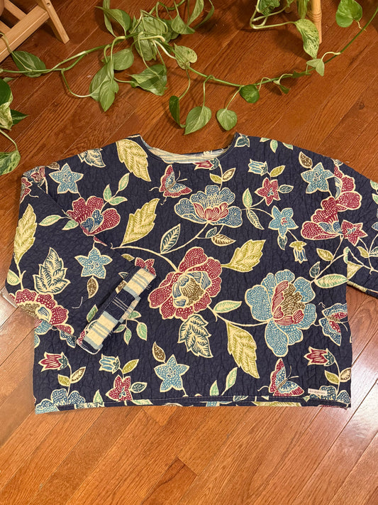 crewneck (midnight garden)