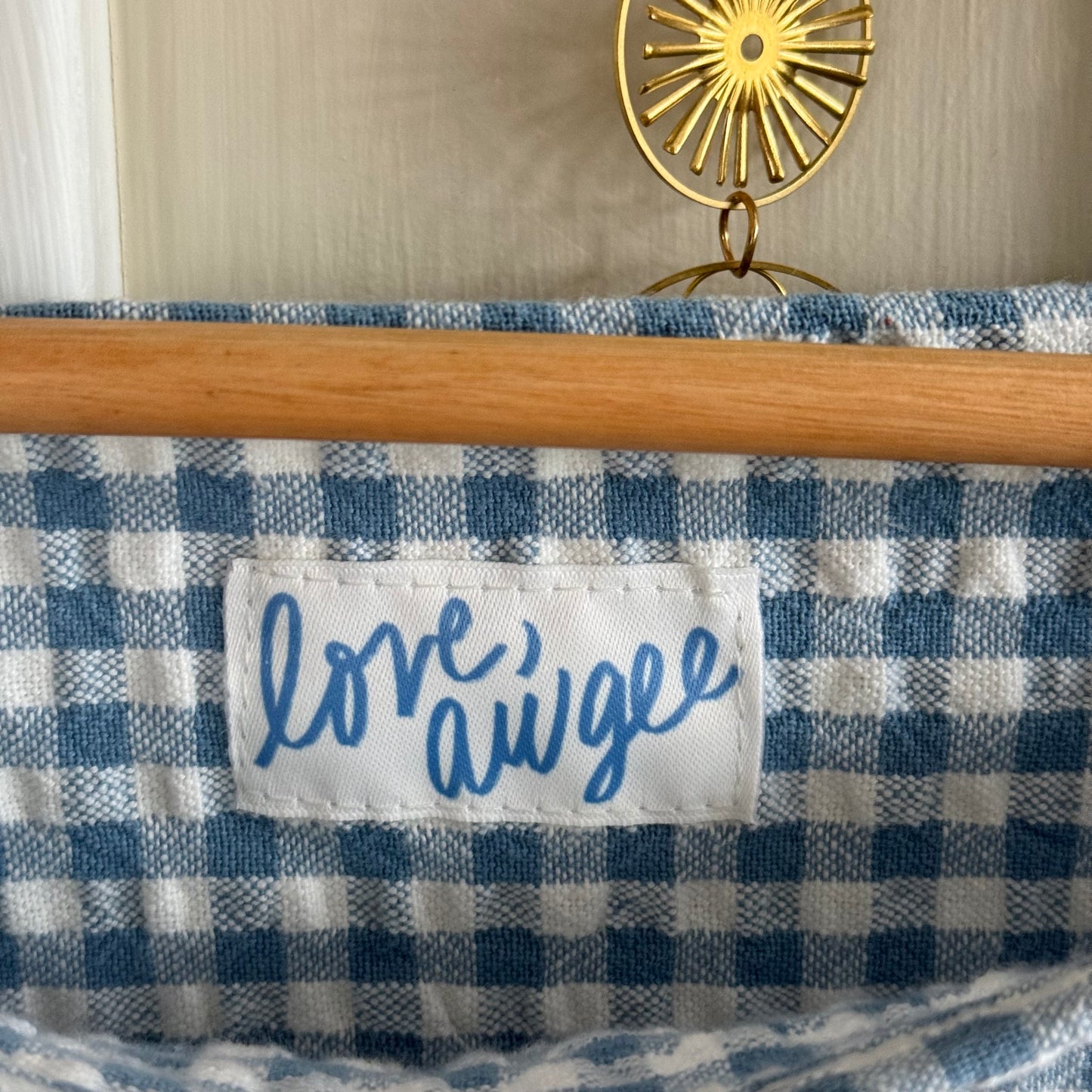seersucker long sleeve (summer blue)