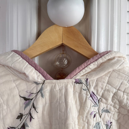 quilt hoodie (lilac sage)