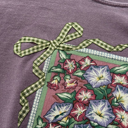 bow tee (morning glory)