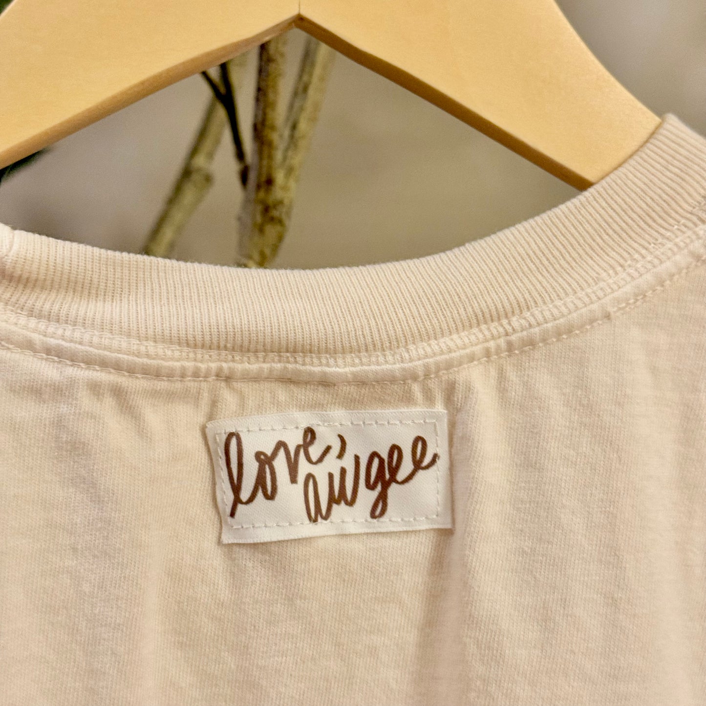 crop tee (garden scene)