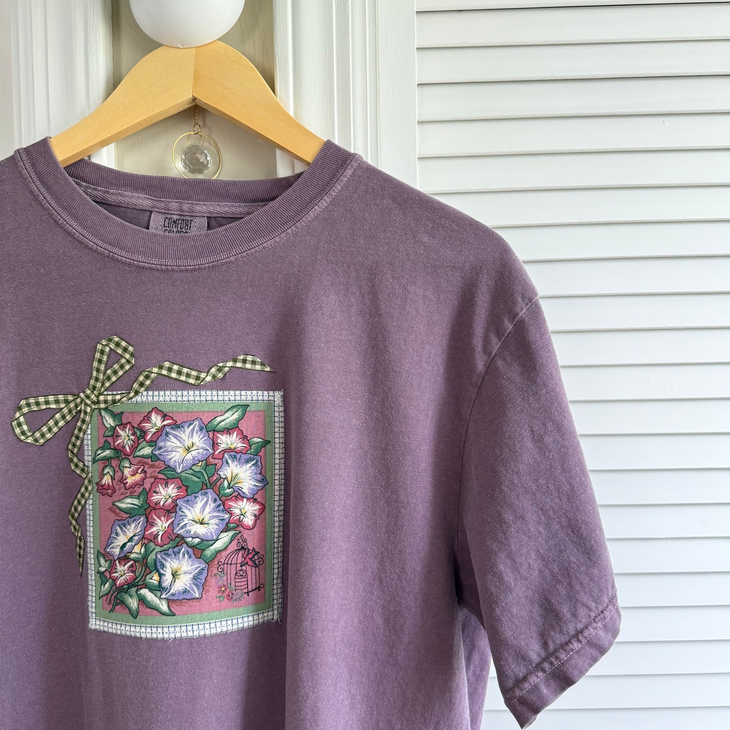 bow tee (morning glory)