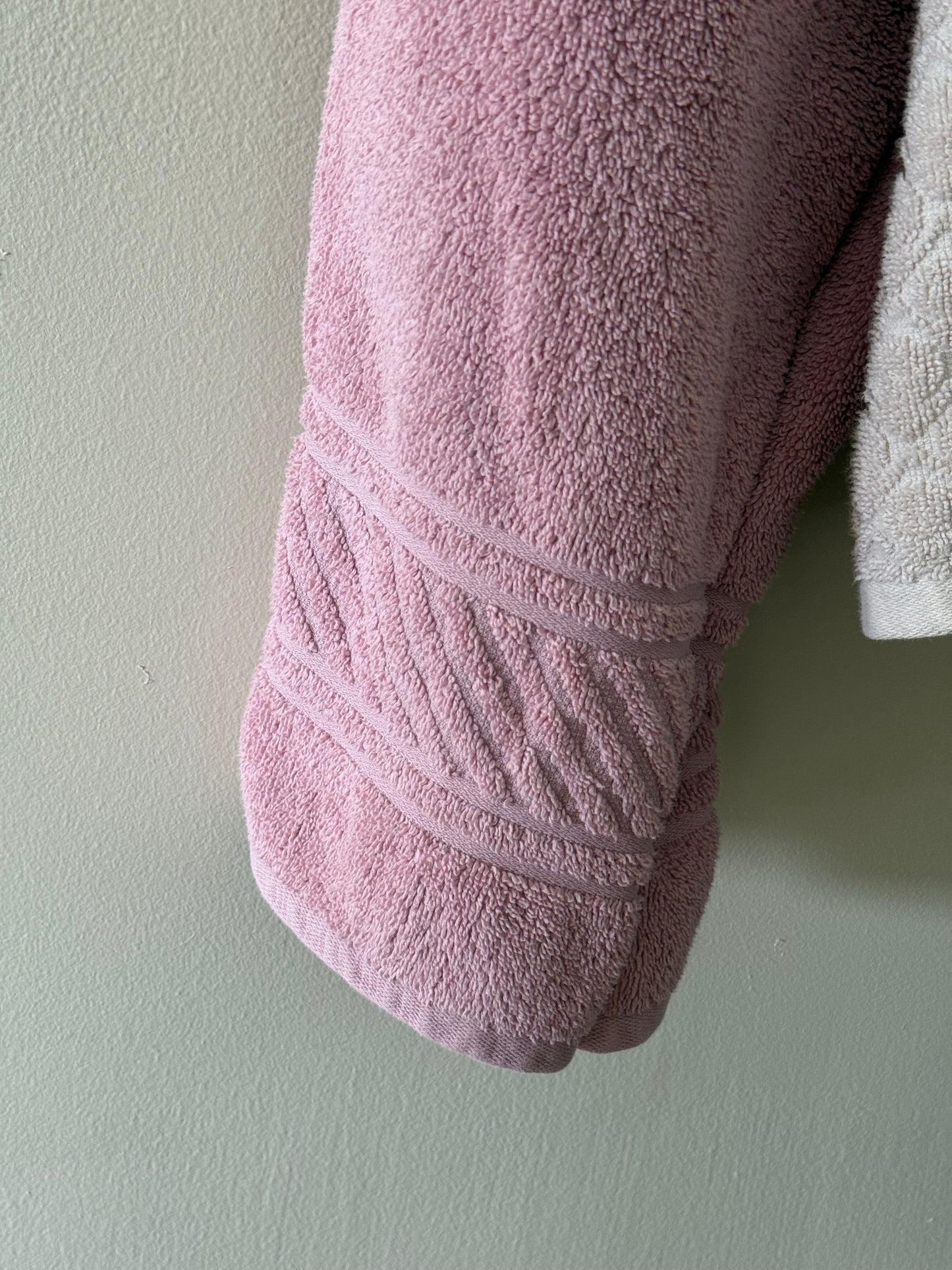 towel hoodie (dusty rose)