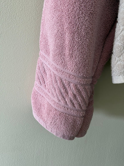 towel hoodie (dusty rose)