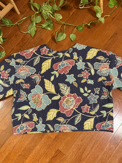 crewneck (midnight garden)