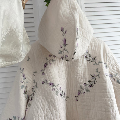 quilt hoodie (lilac sage)