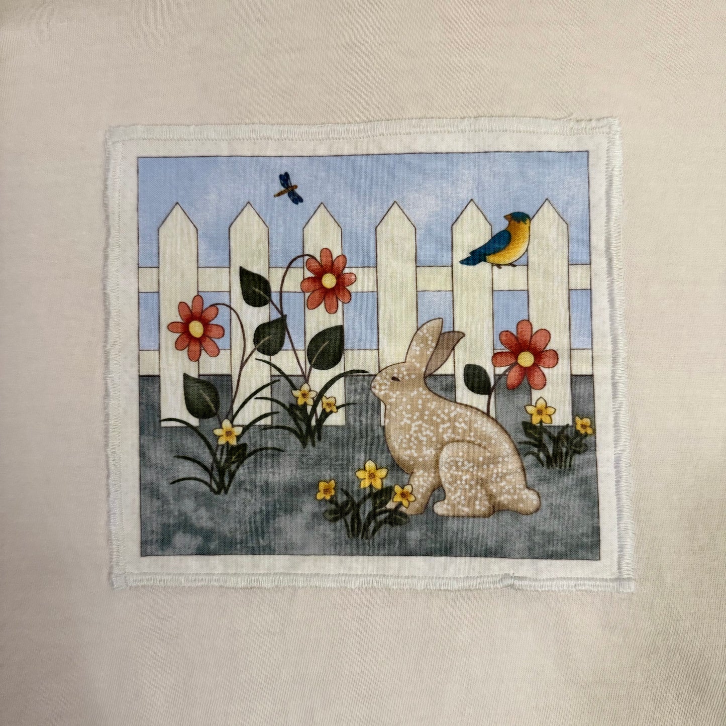crop tee (garden scene)