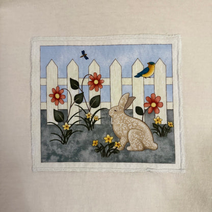 crop tee (garden scene)