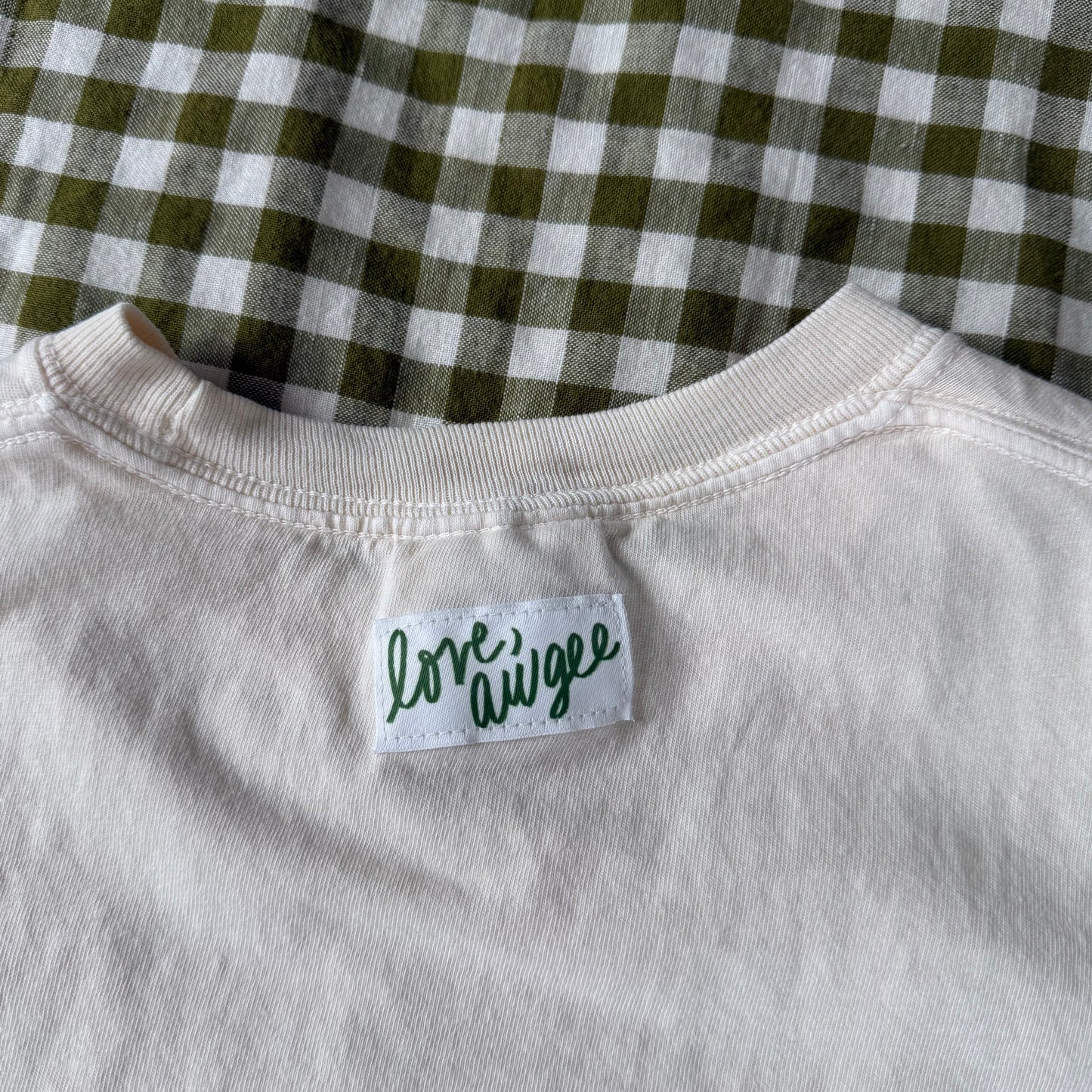 crop tee (garden bunny)