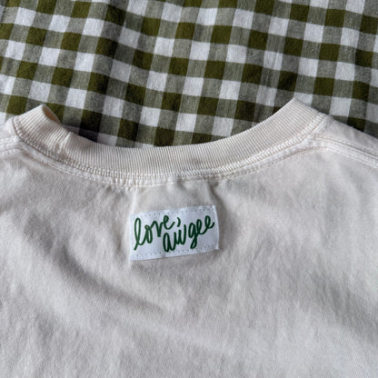 crop tee (garden bunny)