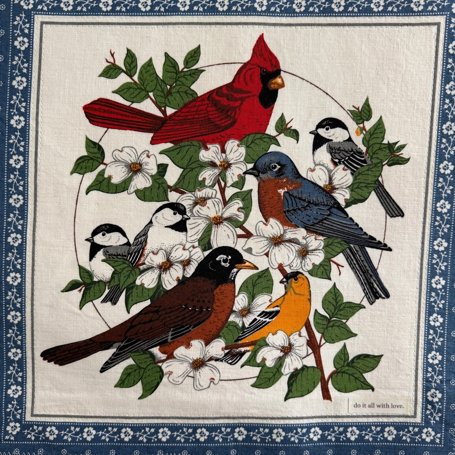 organic cotton tote (birdie)