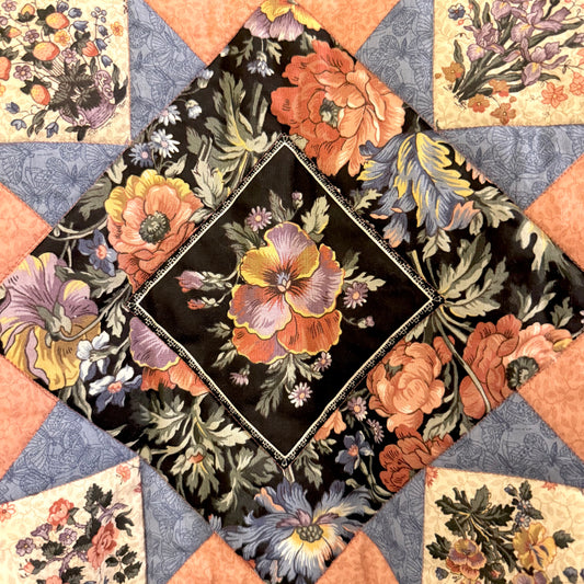 sweater (floral quilt square)