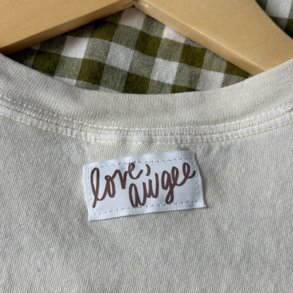 crop tee (bird houses)