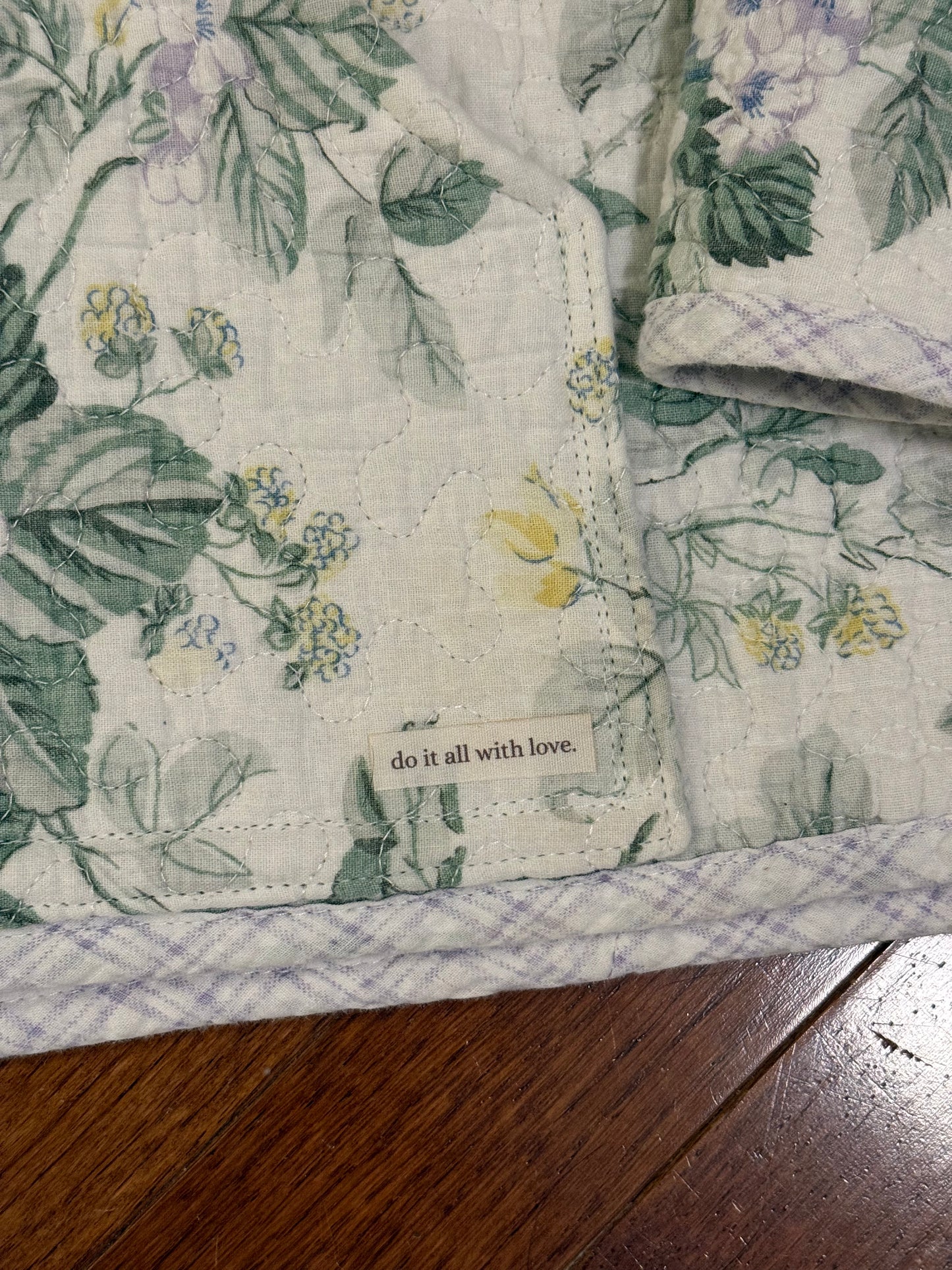 appliqué hoodie (heirloom garden)