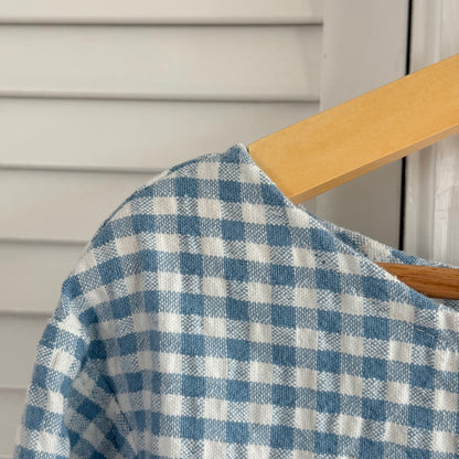 seersucker long sleeve (summer blue)