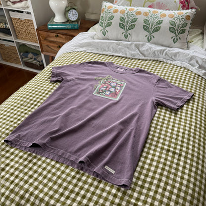 bow tee (morning glory)