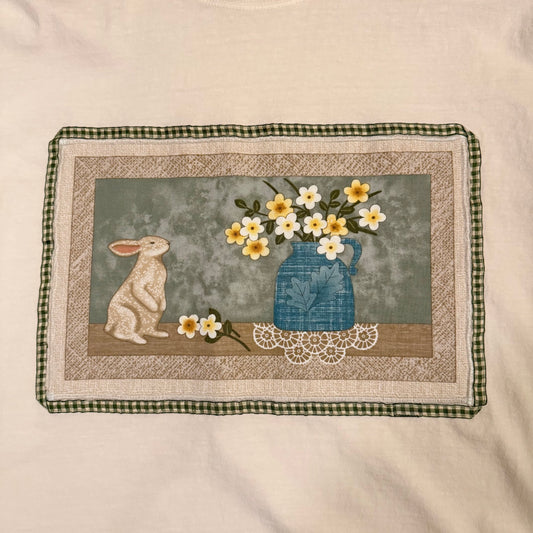 crop tee (bunny bouquet)