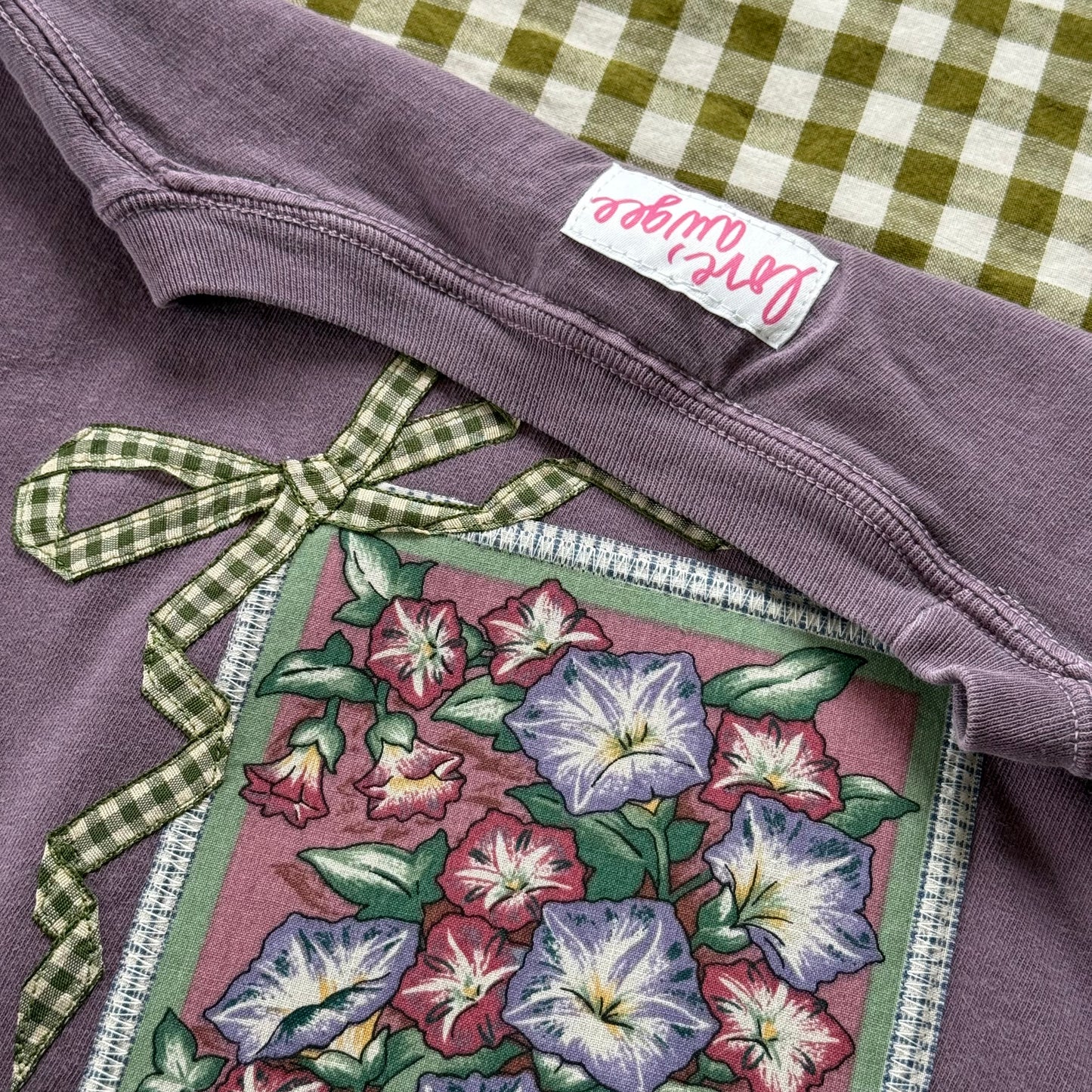 bow tee (morning glory)