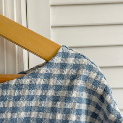 seersucker long sleeve (summer blue)