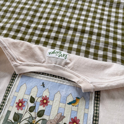 crop tee (garden bunny)