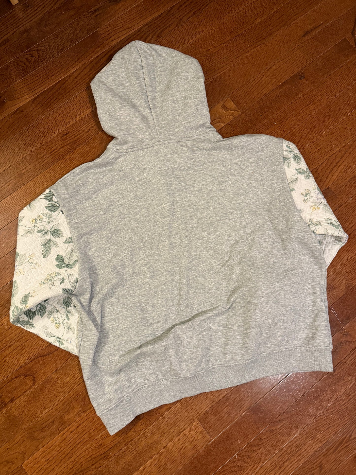appliqué hoodie (summer rose)