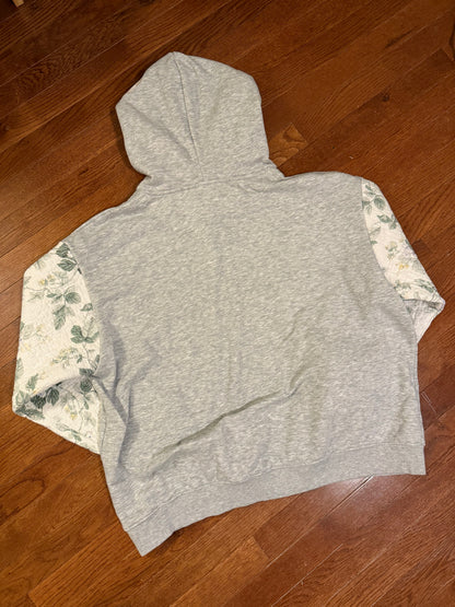 appliqué hoodie (summer rose)