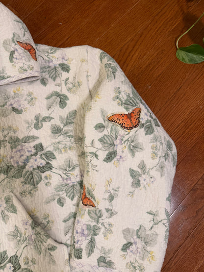 appliqué hoodie (heirloom garden)
