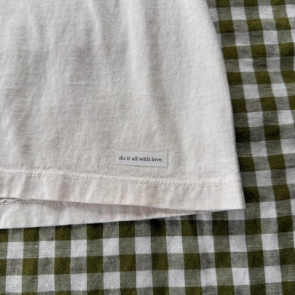 crop tee (garden bunny)