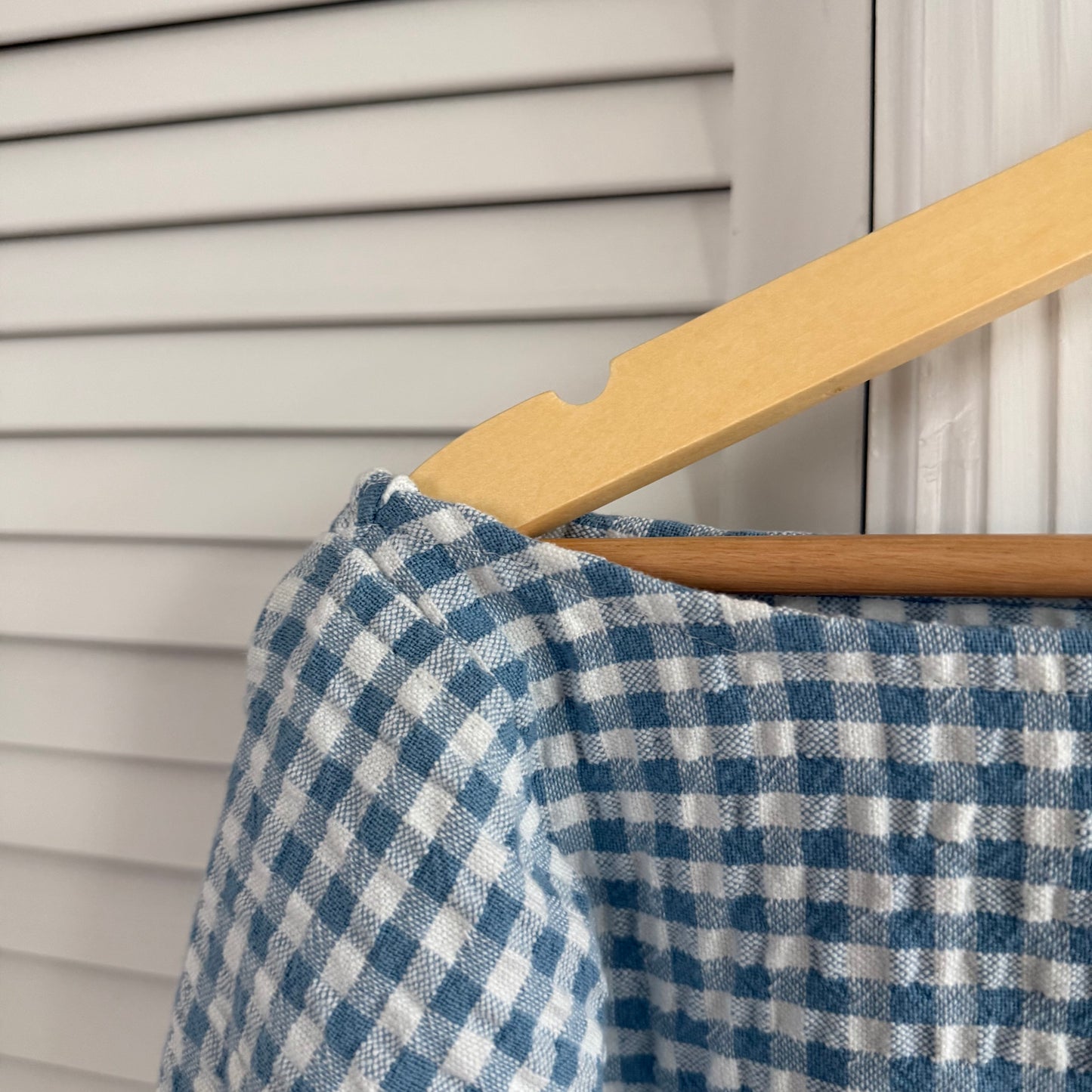 seersucker long sleeve (summer blue)