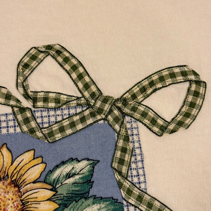 bow crop tee (sunflower)
