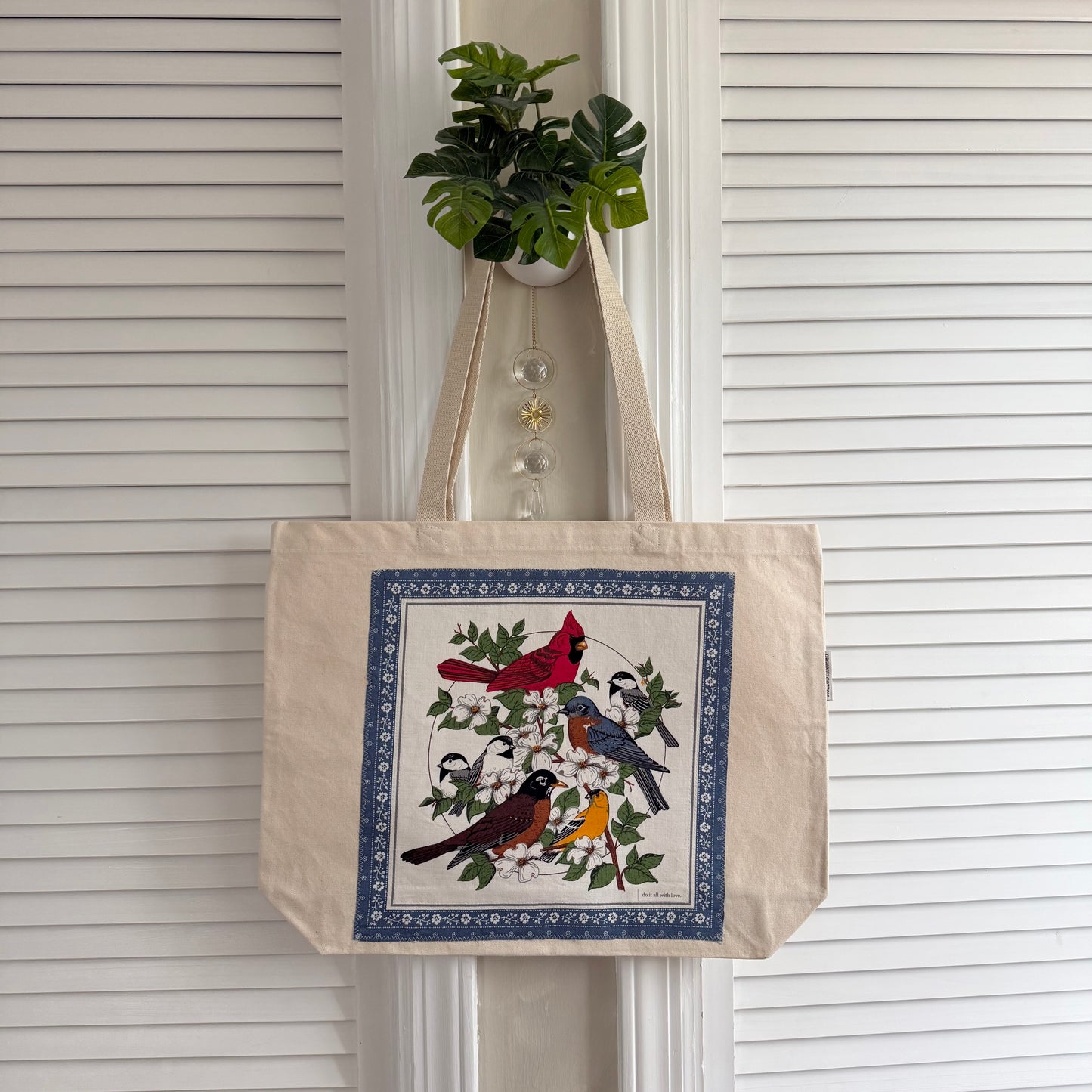 organic cotton tote (birdie)