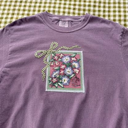 bow tee (morning glory)