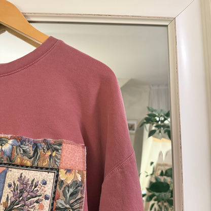 sweater (floral folk quilt block)
