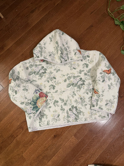 appliqué hoodie (heirloom garden)