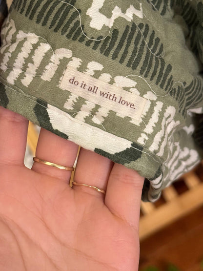 hoodie (mossy folk print)