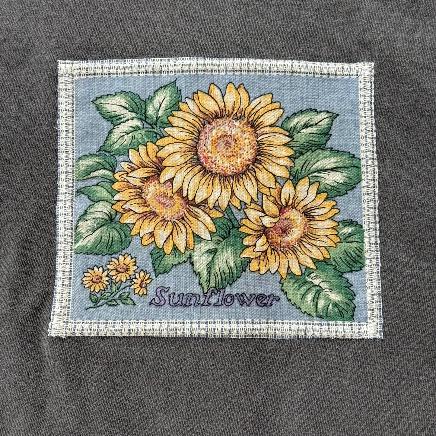 crop tee (sunflower)