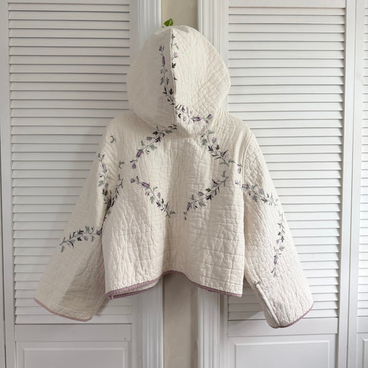 quilt hoodie (lilac sage)
