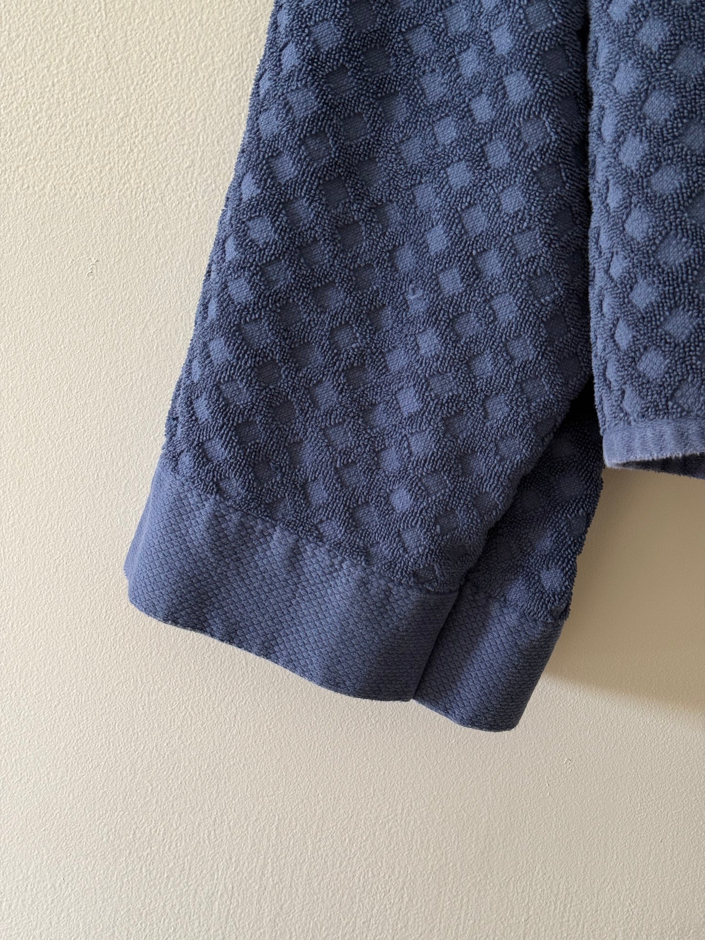towel hoodie (true blue)