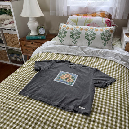 crop tee (sunflower)