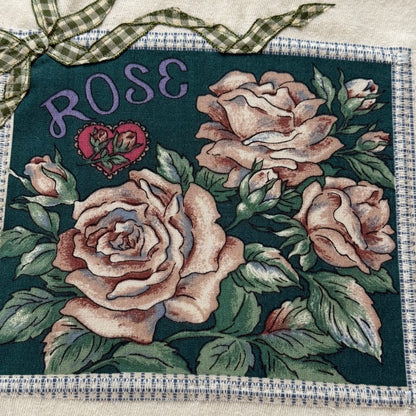 bow crop tee (rose)