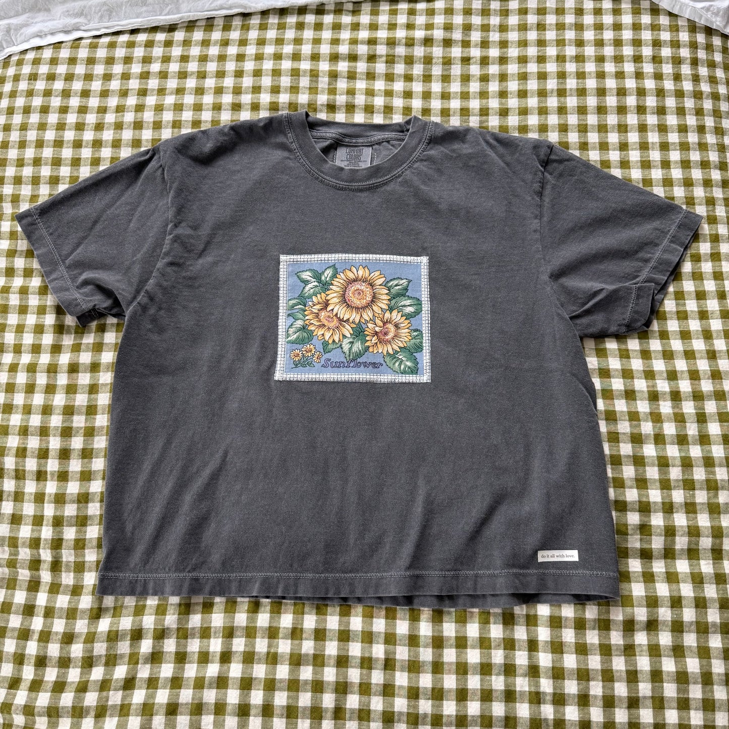 crop tee (sunflower)