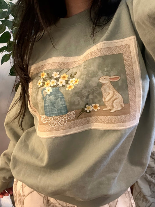 sweater (bunny bouquet)