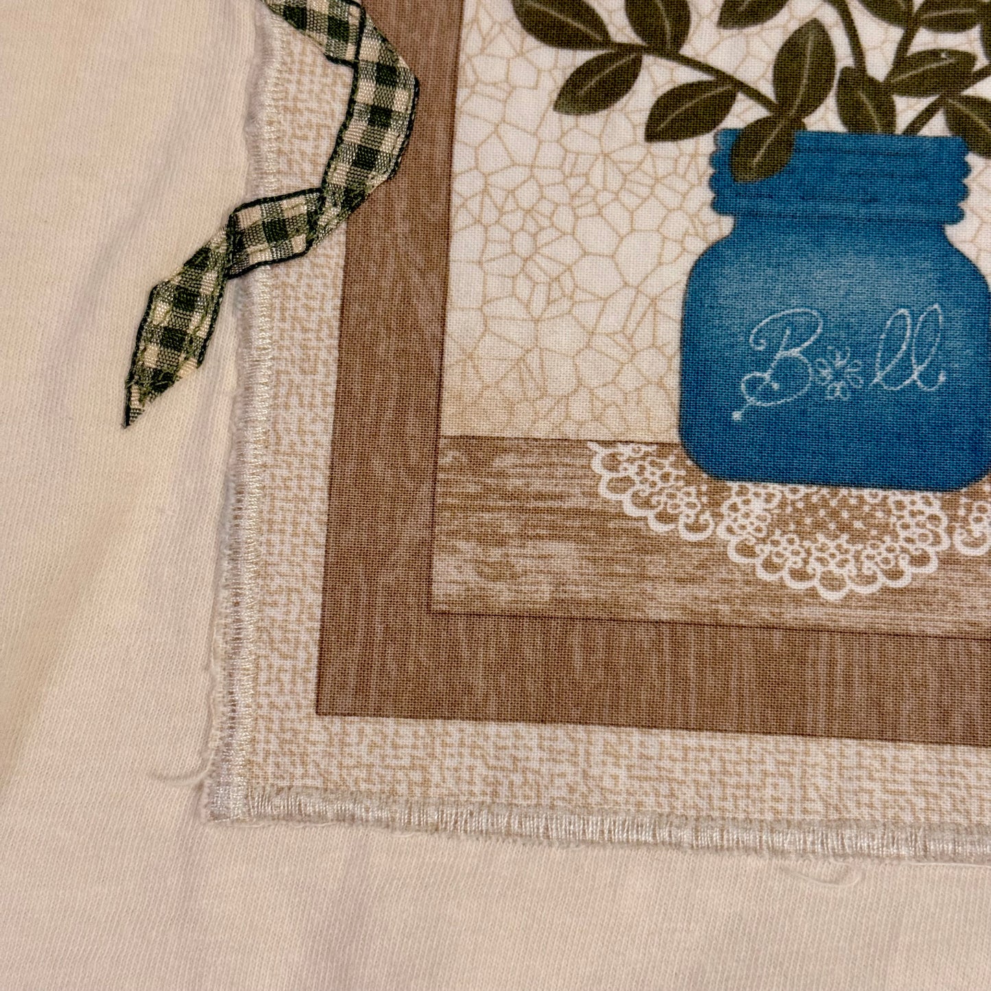 bow crop tee (mason jar bouquets)