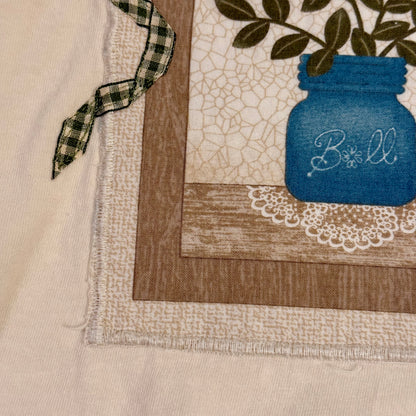 bow crop tee (mason jar bouquets)