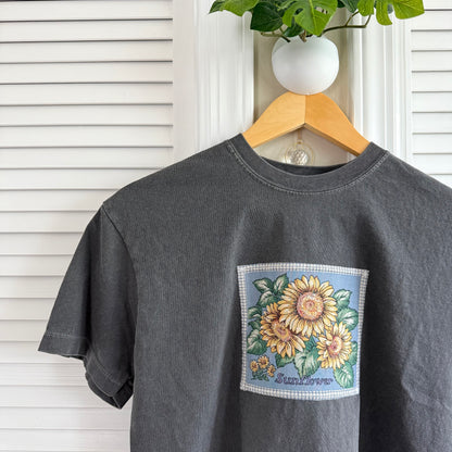 crop tee (sunflower)