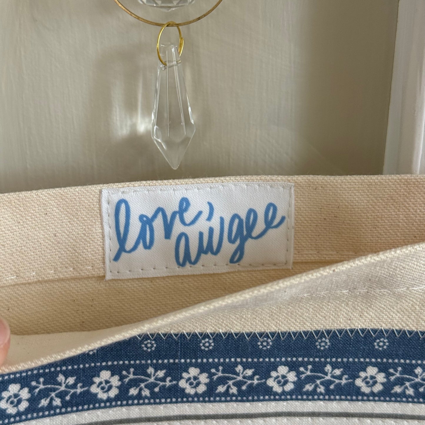 organic cotton tote (birdie)