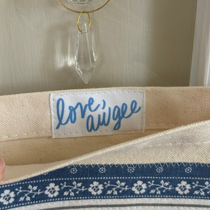 organic cotton tote (birdie)