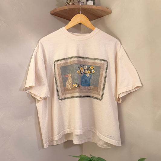 crop tee (bunny bouquet)