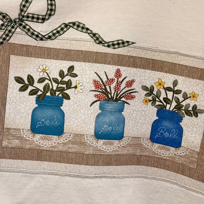 bow crop tee (mason jar bouquets)